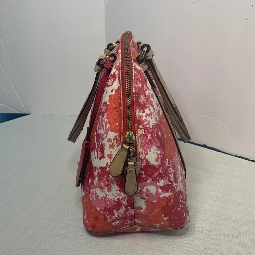 Coach Cora Rare F31341 Peyton Floral Domed Satchel